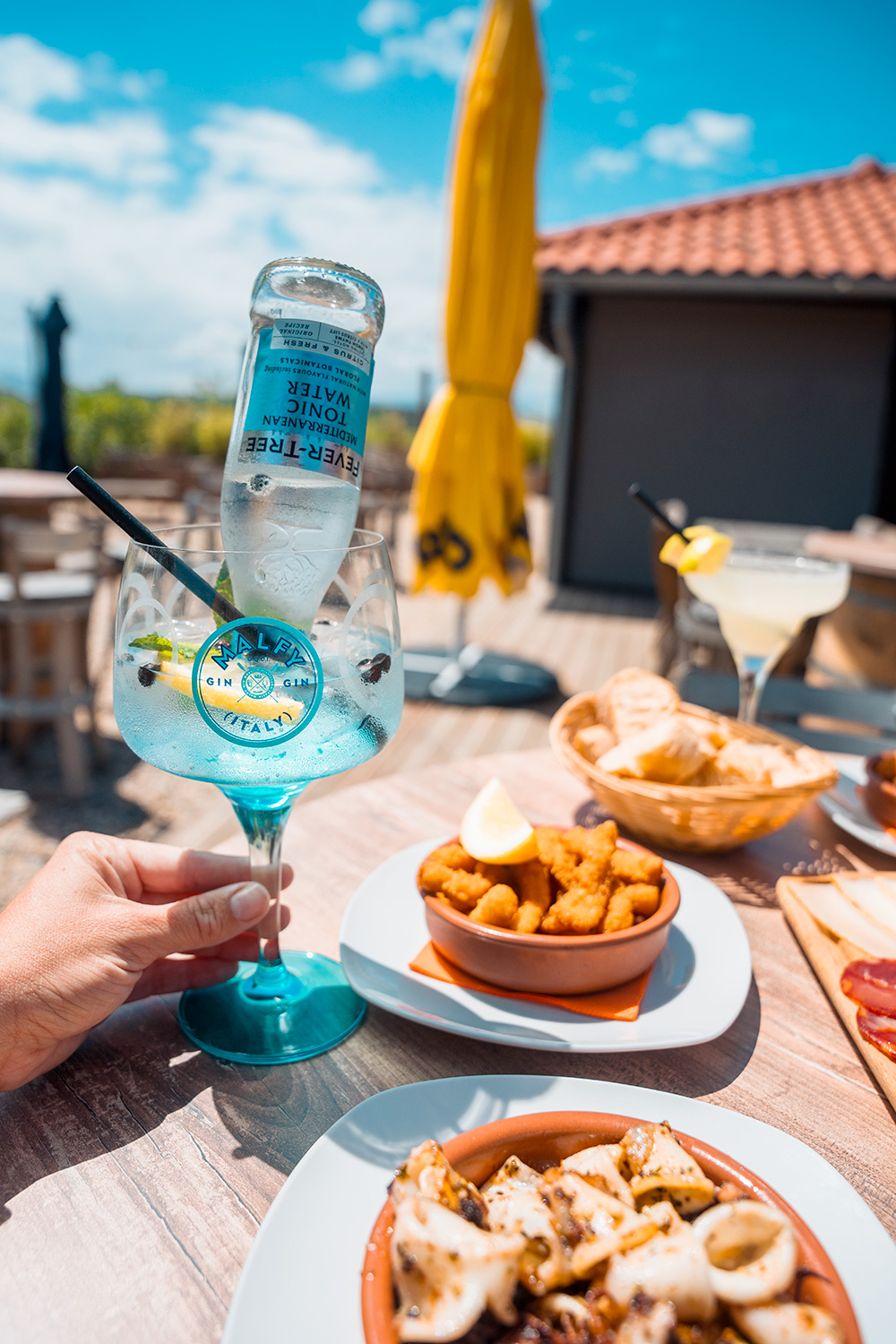 Cocktail en terrasse